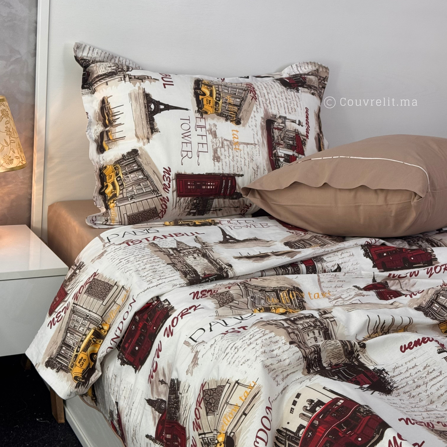 “Voyageurs Juniors ” Couverlit pour enfant pack complet  REF: CVK00332