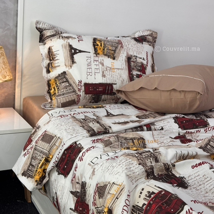 “Voyageurs Juniors ” Couverlit pour enfant pack complet  REF: CVK00332