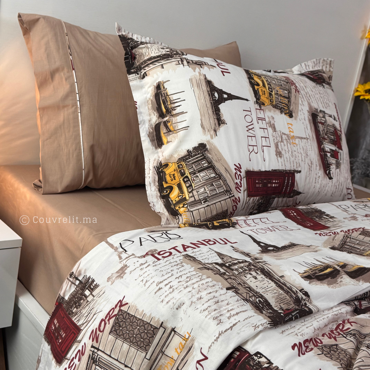 “Voyageurs Juniors ” Couverlit pour enfant pack complet  REF: CVK00332