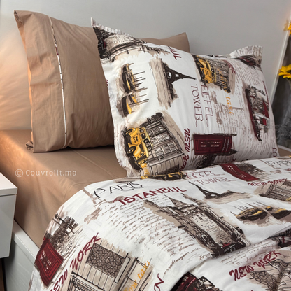 “Voyageurs Juniors ” Couverlit pour enfant pack complet  REF: CVK00332