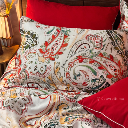 "Satin Andalusia" Ensemble parure 100% coton satin REF: SAT00333