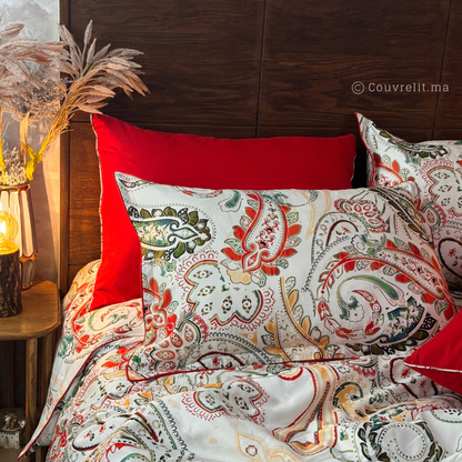 "Satin Andalusia" Ensemble parure 100% coton satin REF: SAT00333