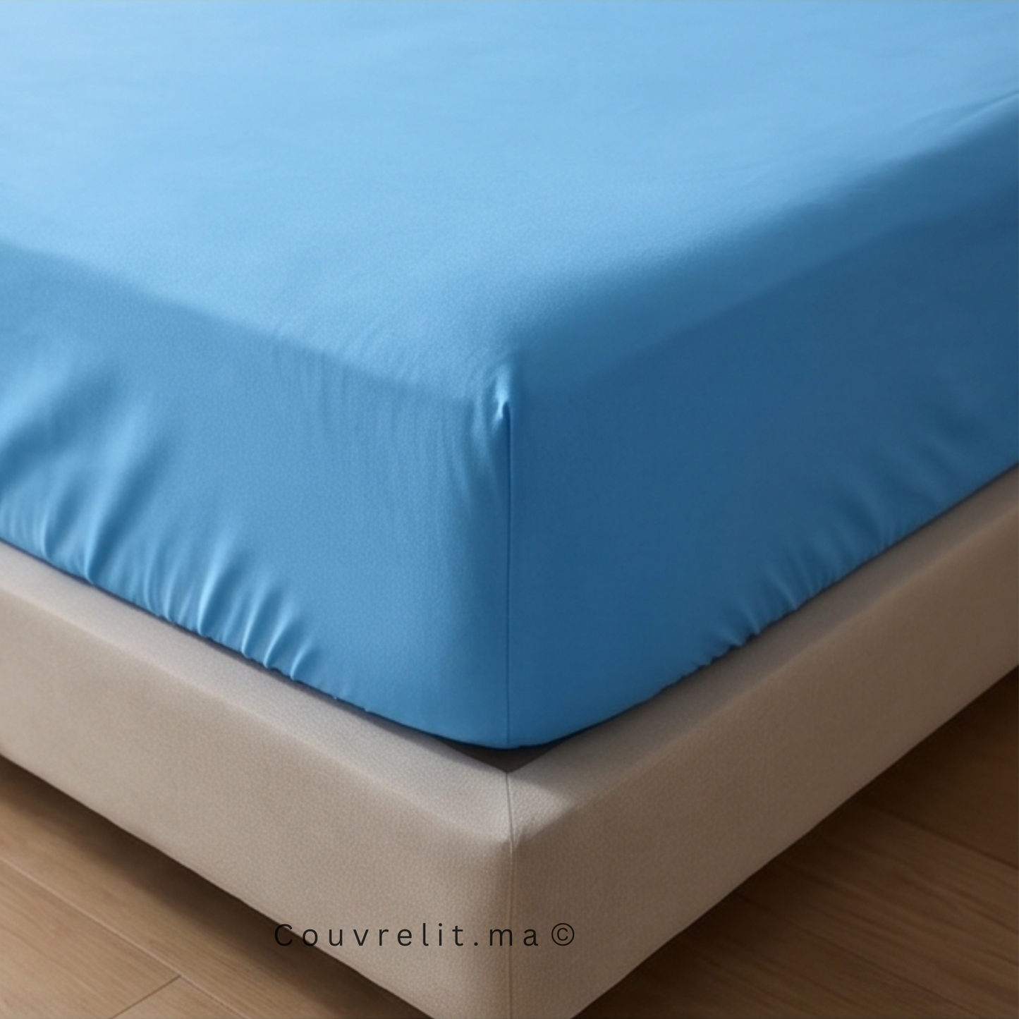 Drap Housse Sur Mesure – 100% Coton  || Mauve clair