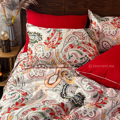 "Satin Andalusia" Ensemble parure 100% coton satin REF: SAT00333