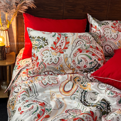 "Satin Andalusia" Ensemble parure 100% coton satin REF: SAT00333