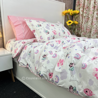"Pink Honey" Couverlit pour enfant pack complet  REF: CVK00238