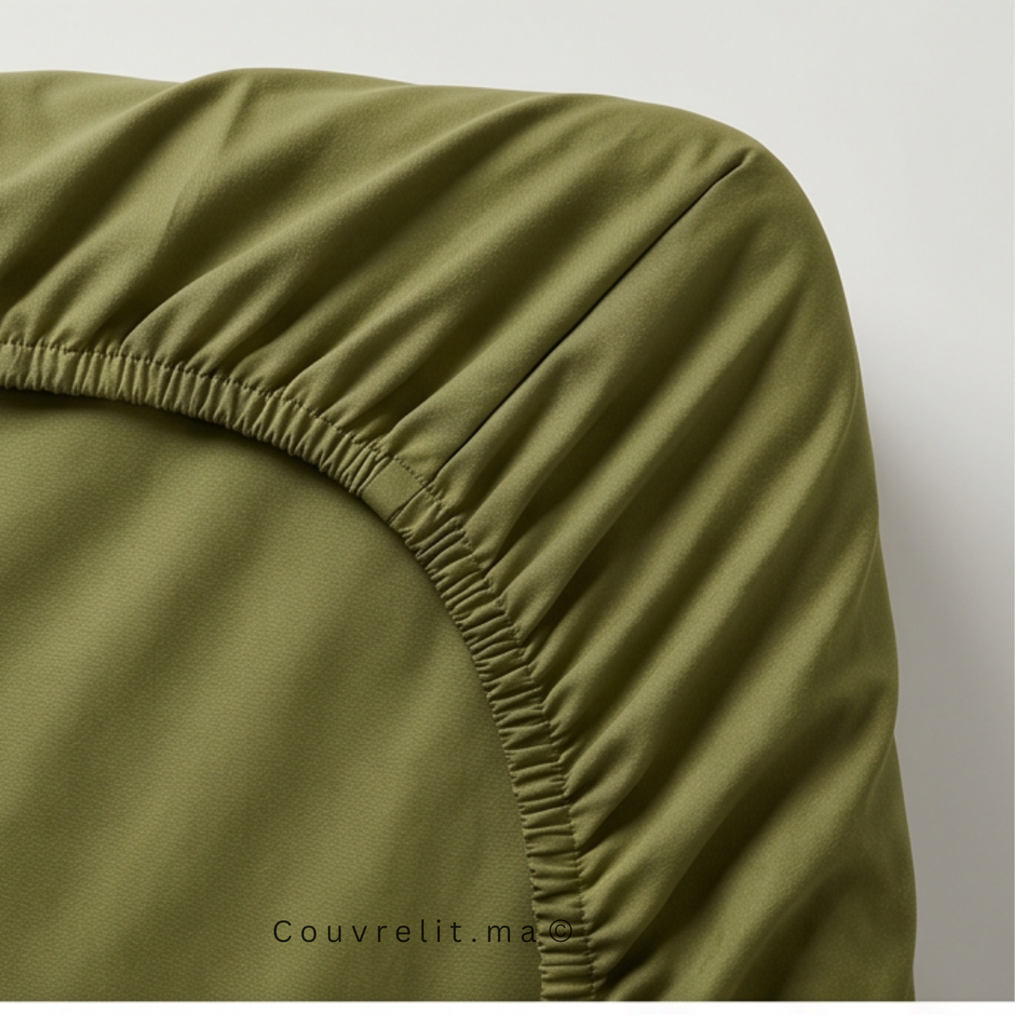 Drap Housse Sur Mesure – 100% Coton  || Vert Harmonie