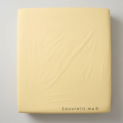 Drap Housse Sur Mesure – 100% Coton  || Sable Doré