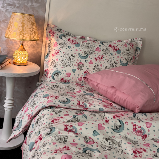 “MIKI ROSE” Couverlit pour enfant pack complet  REF: CVK00312