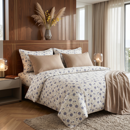 "Évasion Marin" Ensemble housse de couette – Collection Luxe Maison    REF: CVM00335