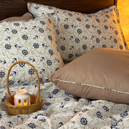 "Évasion Marin" Ensemble housse de couette – Collection Luxe Maison    REF: CVM00335